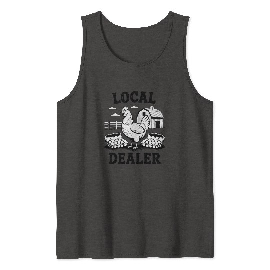 Local Egg Dealer Easter Sunday Easter Egg Hunt Tank Tops