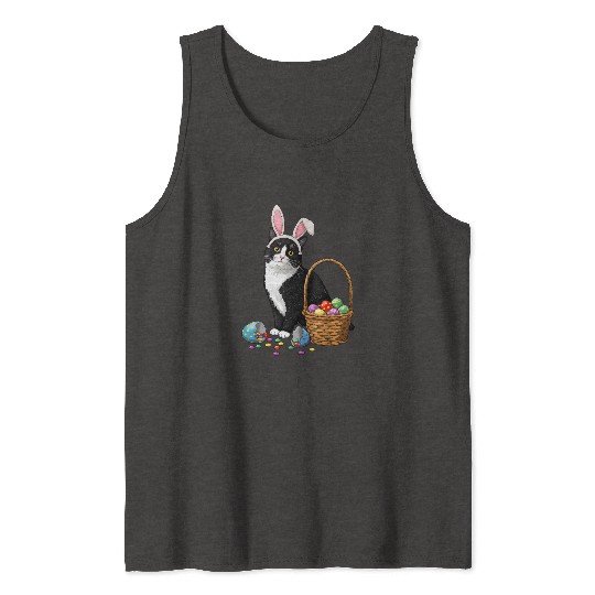Adorable Easter Rabbit – Spring Holiday Fun Tank Tops