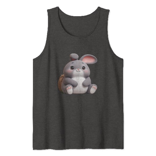 3D Bunny Tank Tops