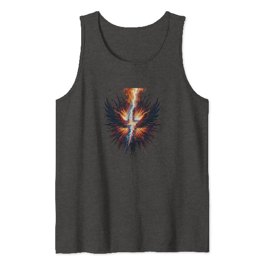 Electric Phoenix Lightning in Bloom Tank Tops