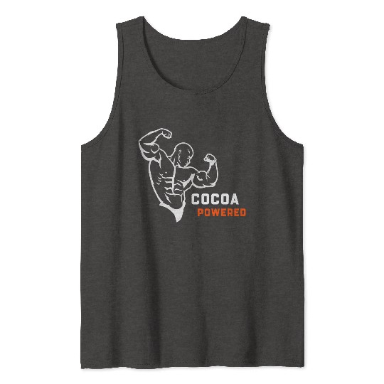 Cocoa Powered Chocolate Gym Tank Tops