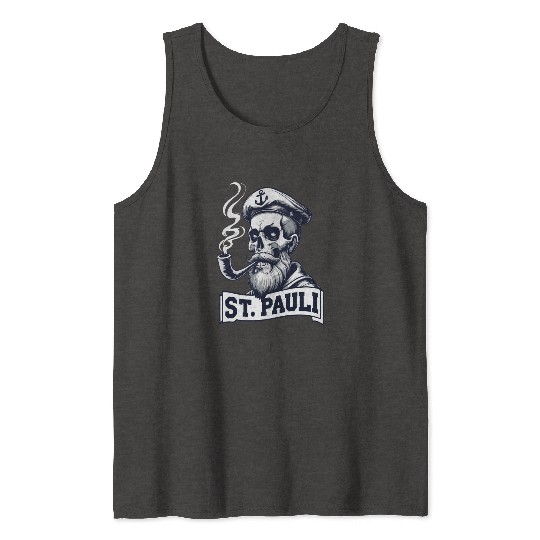 St Pauli Tank Tops Hamburg Sankt Pauli Pirate