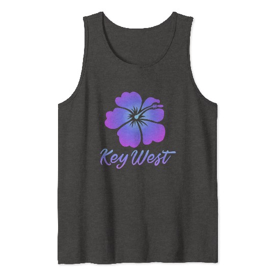 Key West Hibiscus Tank Tops
