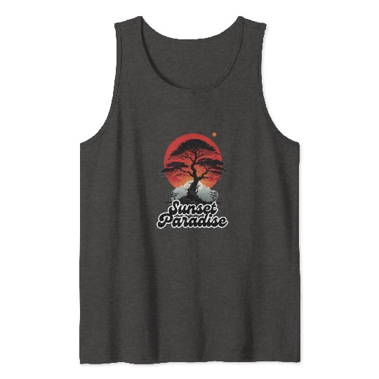 sunset paradise Tank Tops