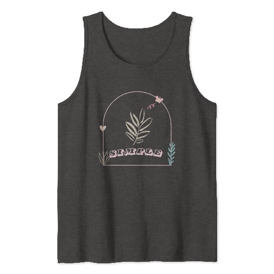 Simple Tank Tops in natural colors