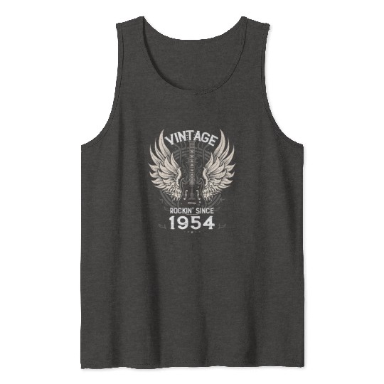 Vintage Rockin' Since 1954, 71 Years of Retro Cool Tank Tops