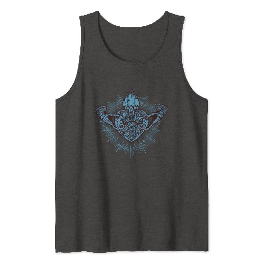 Sacred Heart Claddagh Symbol - Lowbrow Tank Tops