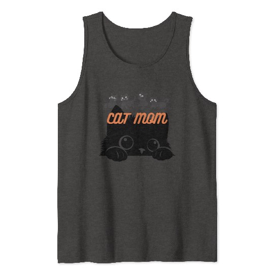 cat mom Tank Tops