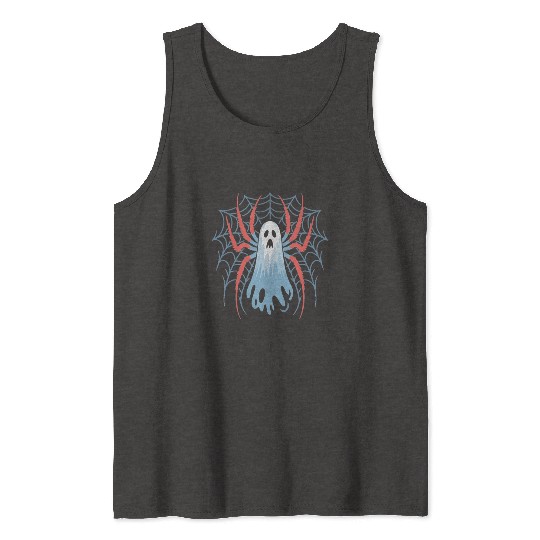Ghost Spider Scream Tank Tops