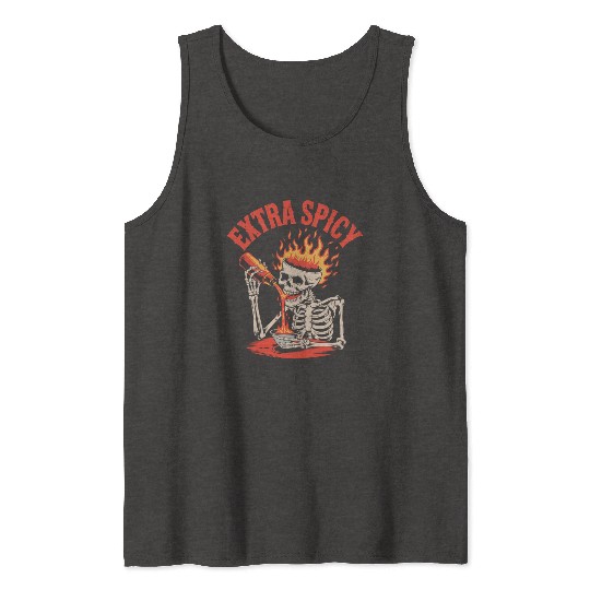 Red Pepper Chili Spicy Food Lover Tank Tops