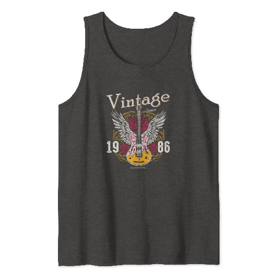 Vintage Since 1986 – Rocking 39 Years Loud Tank Tops