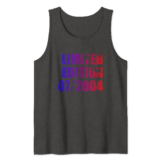 21st birthday Limited Edition 07/2004 Tank Tops