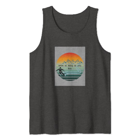 Skiing Tank Tops