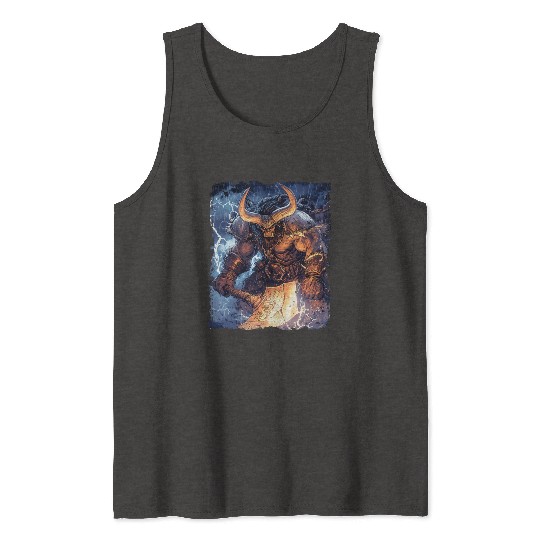 Storm Warrior with Axe and Primal Fury Tank Tops