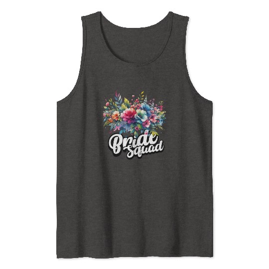 Bride squad. Tank Tops