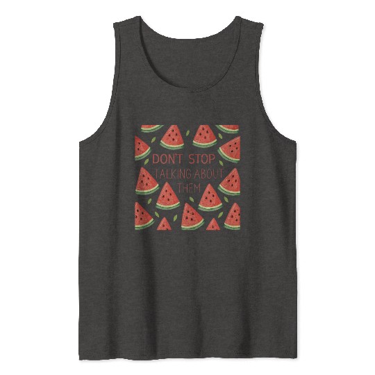 watermelon triangles Tank Tops