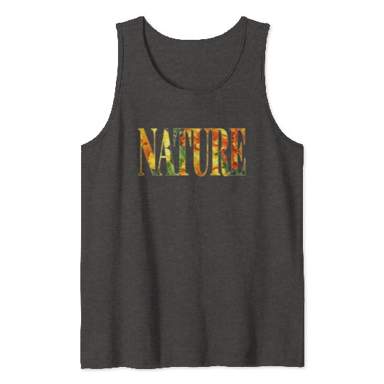 Nature Marigold Flower Tank Tops