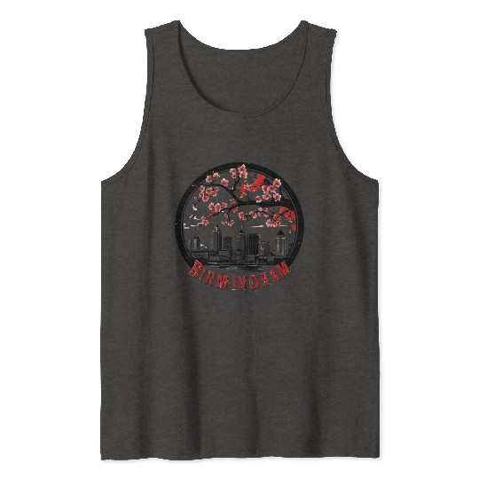 Birmingham City Albm skyline USA Tank Tops