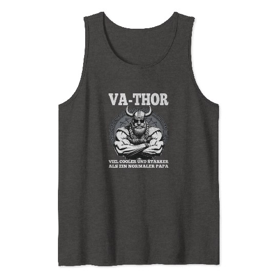 Viking Warrior Man Odin Thor Norman Walhalla Tank Tops