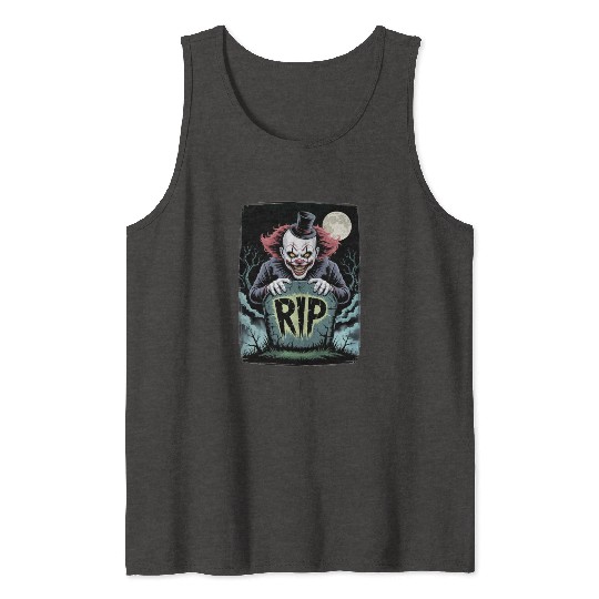 Halloween Horror Scary Thriller Trick Or Treat Tank Tops