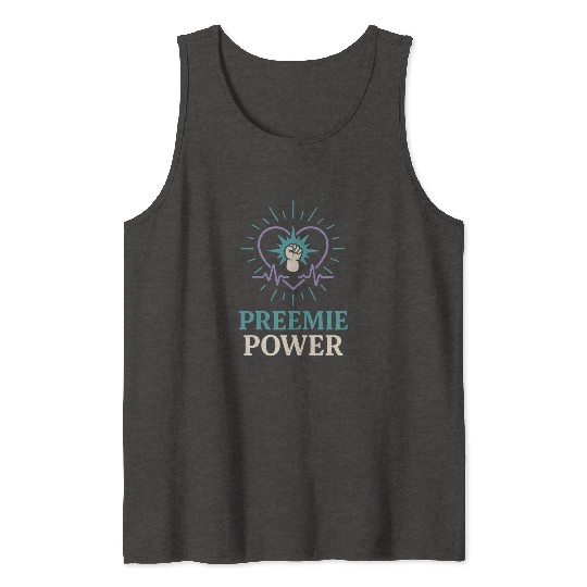NICU Parent Pride Preemie Warrior Neonatal Tank Tops