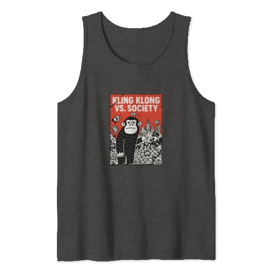 Kling Klong vs. Society – Protest Ape Tank Tops