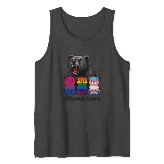 Mama Bear Pride Cubs Tank Tops