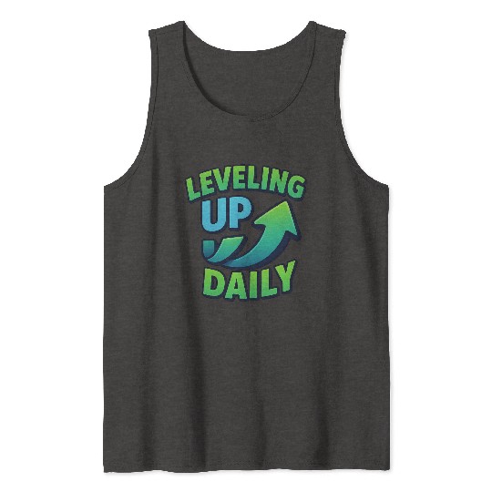 Level Up Daily – Gamer Mindset Streetwear Tank Tops