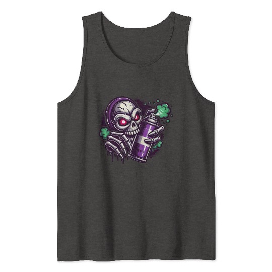 Skull Sprayer Tank Tops