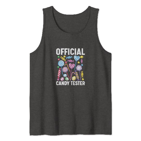 Official Candy Tester Lollipop Sweets 01 Tank Tops