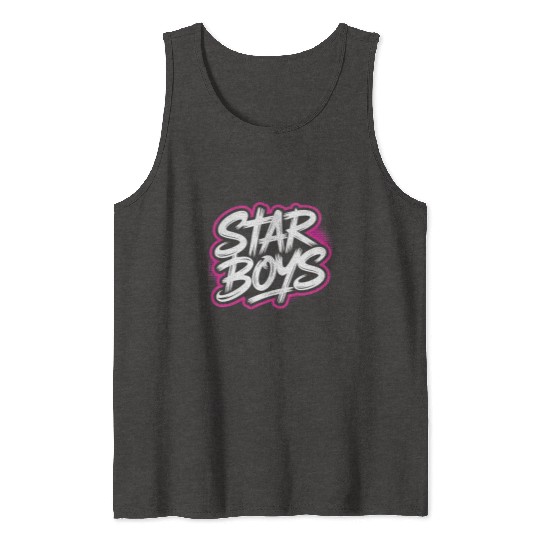 Satar Boy Graffiti Streetwear Tank Tops