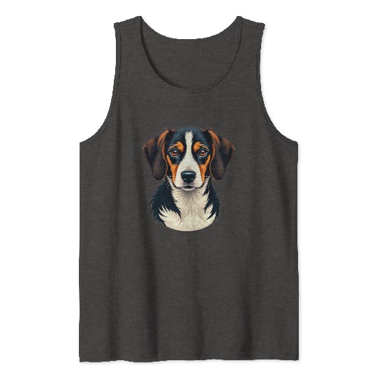 “Beagle Gaze” – Bold & Beautiful Dogs Tank Tops