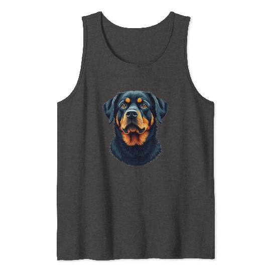 “Rottweiler” – Bold & Beautiful Dogs Tank Tops