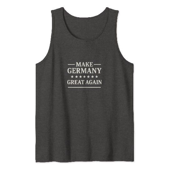 Make Germany Great Again – Vintage Style Stars Tank Tops