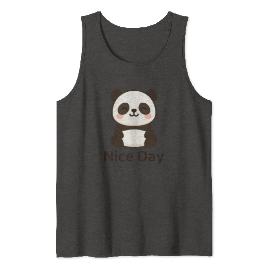 Cute Panda - Nice Day Tank Tops
