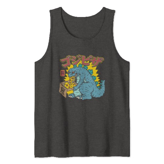 Kaiju Pizza Cravings Tank Tops