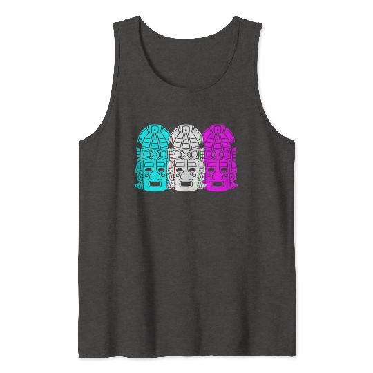 Mayan And Aztec Symbol Aztec Inca Tank Tops