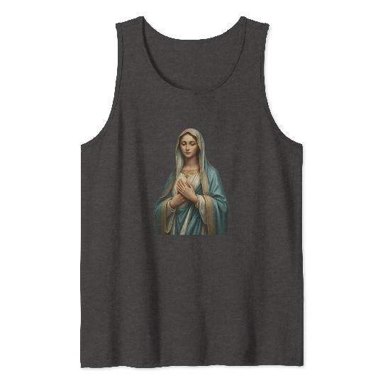Madonna and Child Divine Embrace Tank Tops