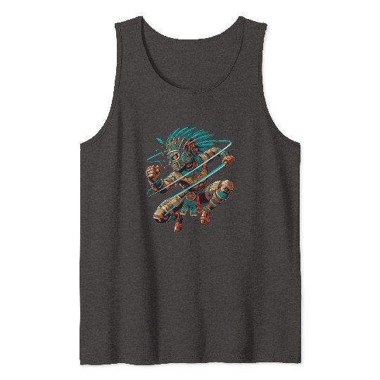 Aztec Warrior - Inca Maya Mayans Tank Tops