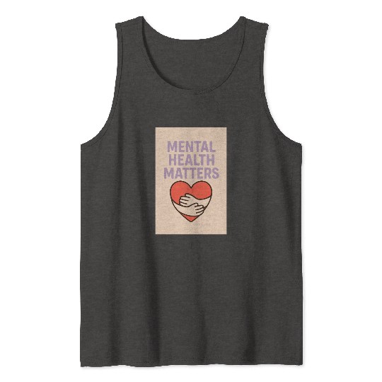 Mental Health Matters – Soft Pastel Self-Care Tank Tops