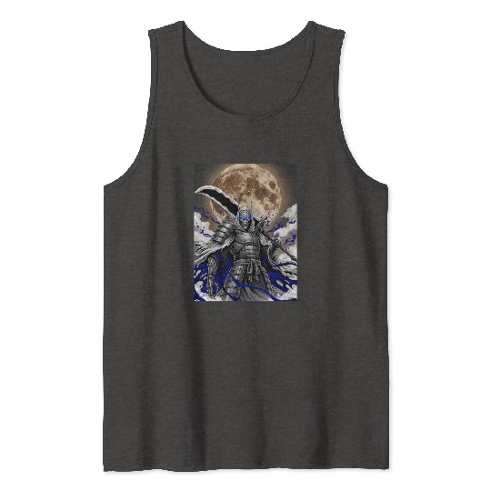 Dark Samurai Demon Warrior Tank Tops