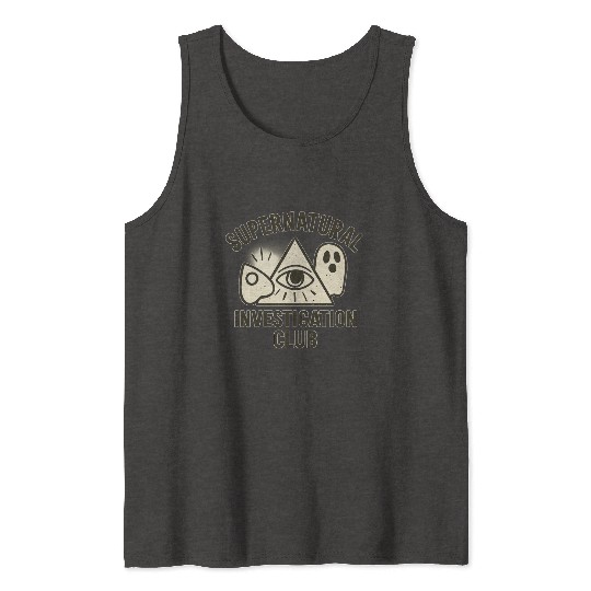 Supernatural Investigation Club Emblem Tank Tops