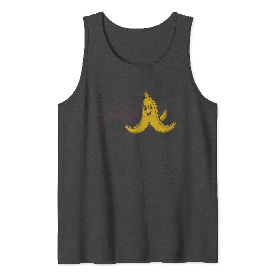 Whimsical That's Banana Character Tank Tops