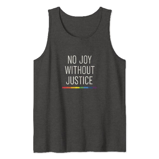 Queer Pride Queer Joy LGBTQ+ Affirmation Trans Tank Tops