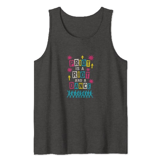 Queer Pride Queer Joy LGBTQ+ Affirmation Trans Tank Tops