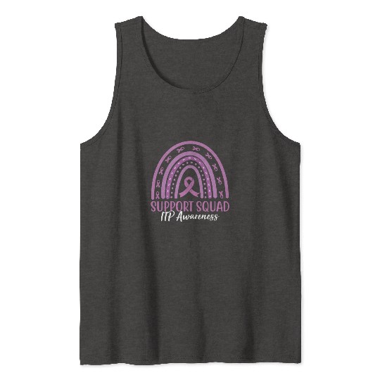 Rainbow Support Squad ITP Awareness Tank Tops