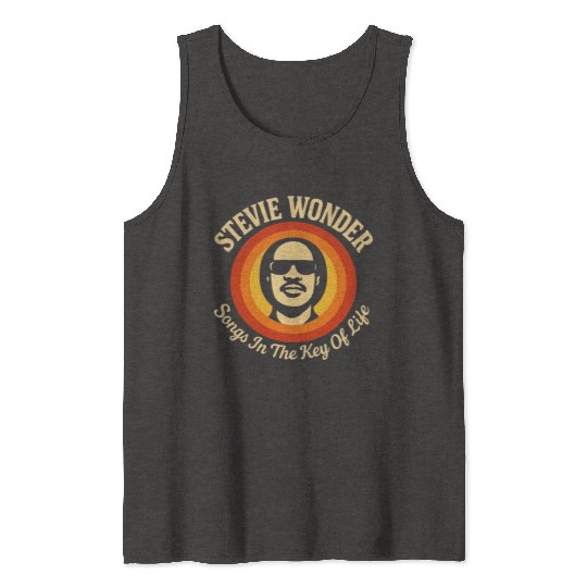 Stevie Wonder Tank Tops rtro vintage Songs in the