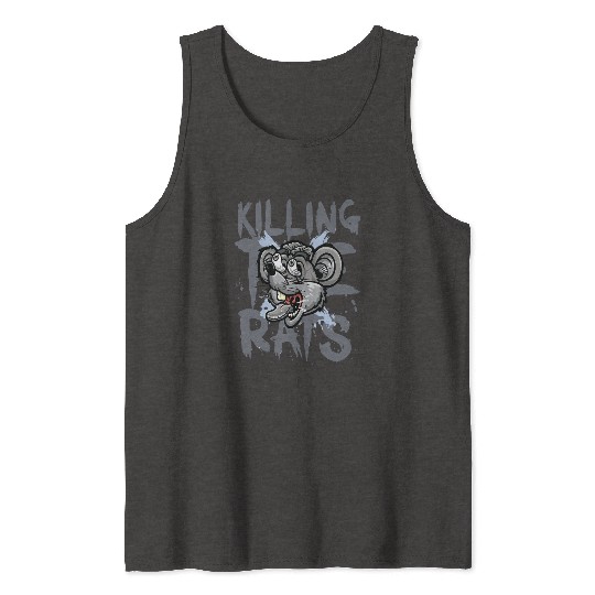 Urban Graffiti Mouse Art Tank Tops
