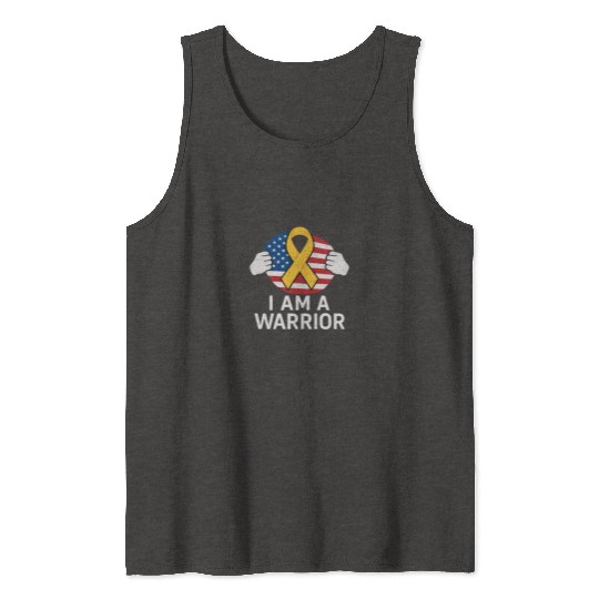 American Warrior of Strength & Awareness Tank Tops