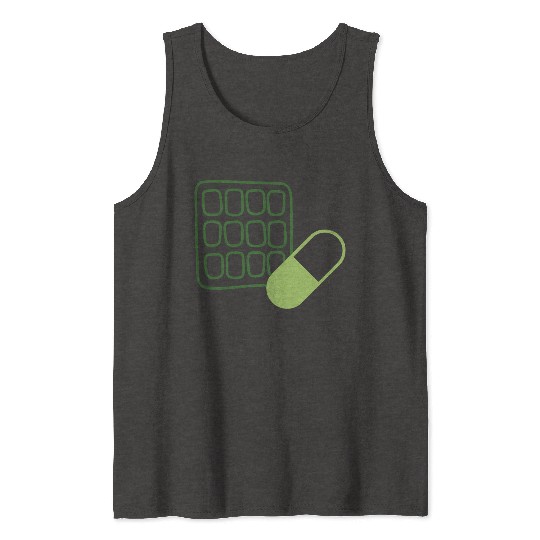 Waffle Pill Logo GnG Tank Tops